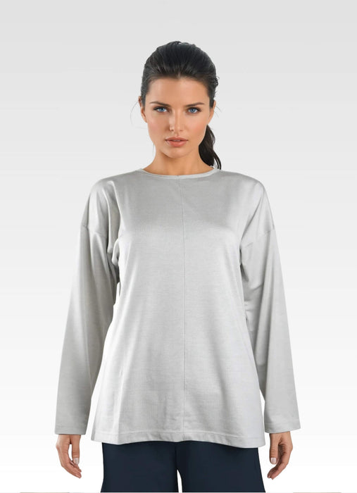WOREMOR® Oversized Shirt - Silver Light