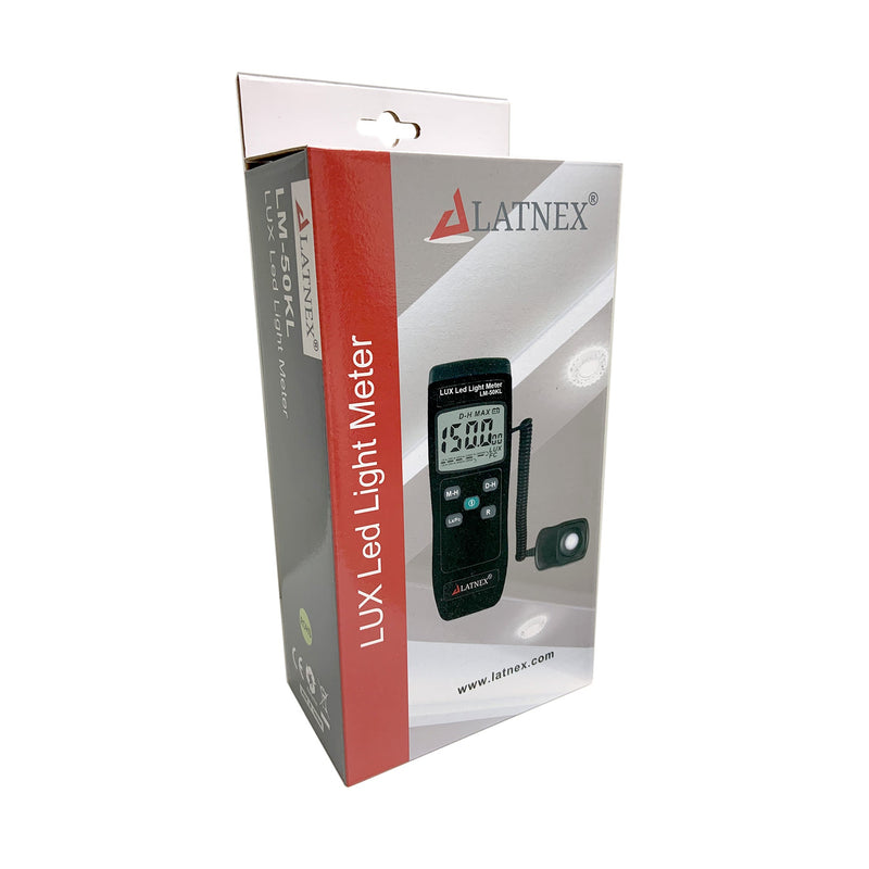 LUX Led Light Meter LM-50KL Light Meters - LATNEX