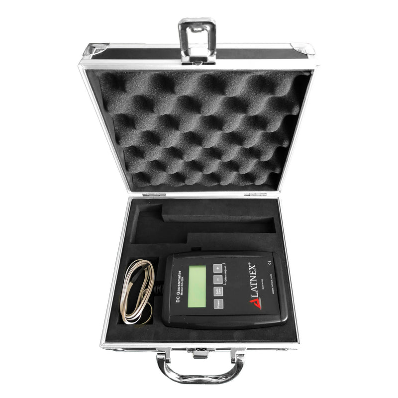 LATNEX® DC Gaussmeter Meter Model DG-20K with Aluminum Case
