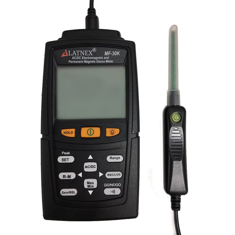 LATNEX MF-30K AC/DC Electromagnetic Permanent Magnets Gauss Meter