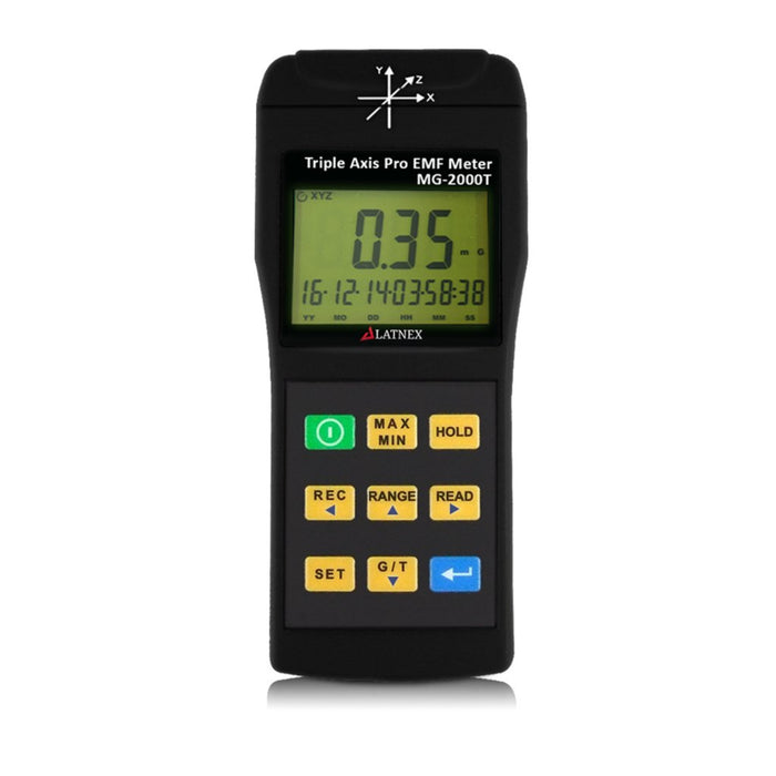 LATNEX® MG-2000T: Triple Axis Pro EMF Meter