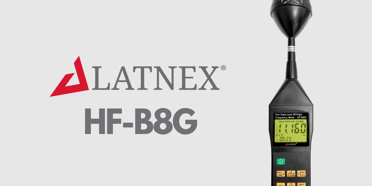 LATNEX 電磁波測定器 HF-B8G HF-B3G: Triple Axis RF⁄High Frequency Meter \u2013 LATNEX