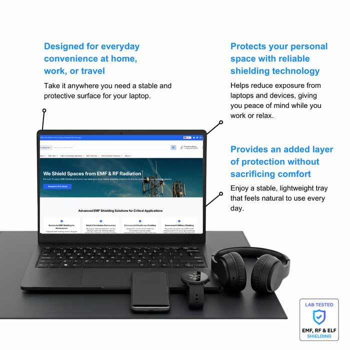 EMF Laptop or IPAD Tray