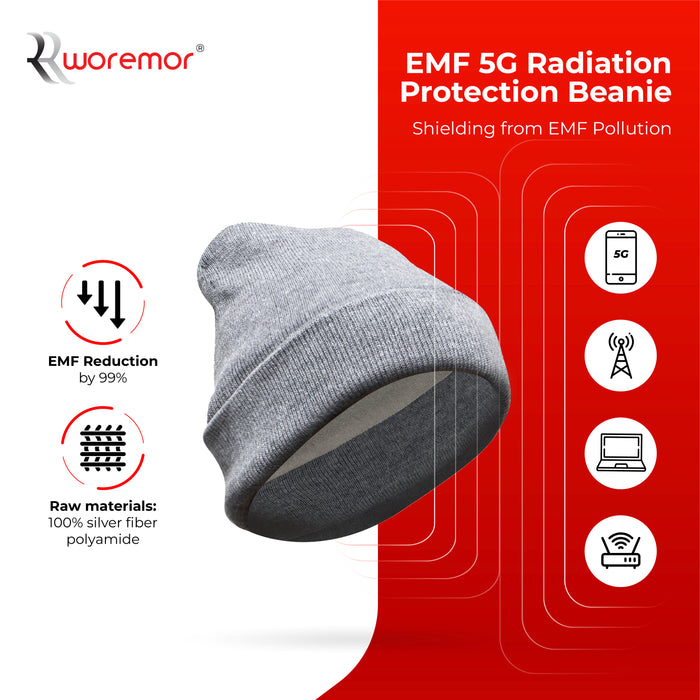 EMF 5G Radiation Protection Beanie - Knitted