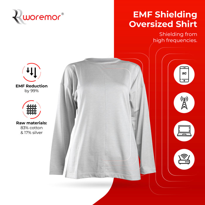 EMF Shielding Oversized Shirt