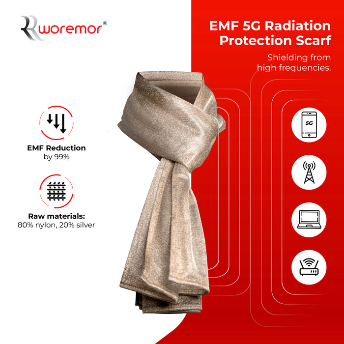 EMF 5G Radiation Protection Scarf - STU