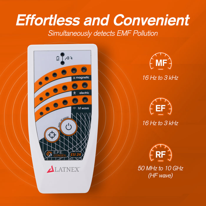 ESI 24 EMF 3-Fields Display Meter for RF, Magnetic, and Electric Fields 50MHz - 10GHz