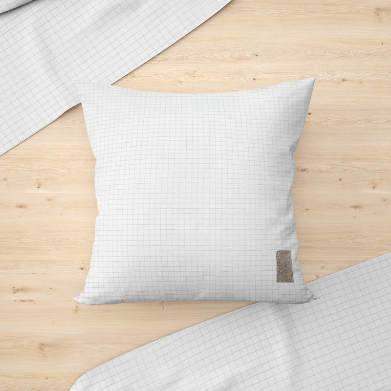 Earthing & EMF Protection Silver Grid Pillowcase for Low Frequency Radiation