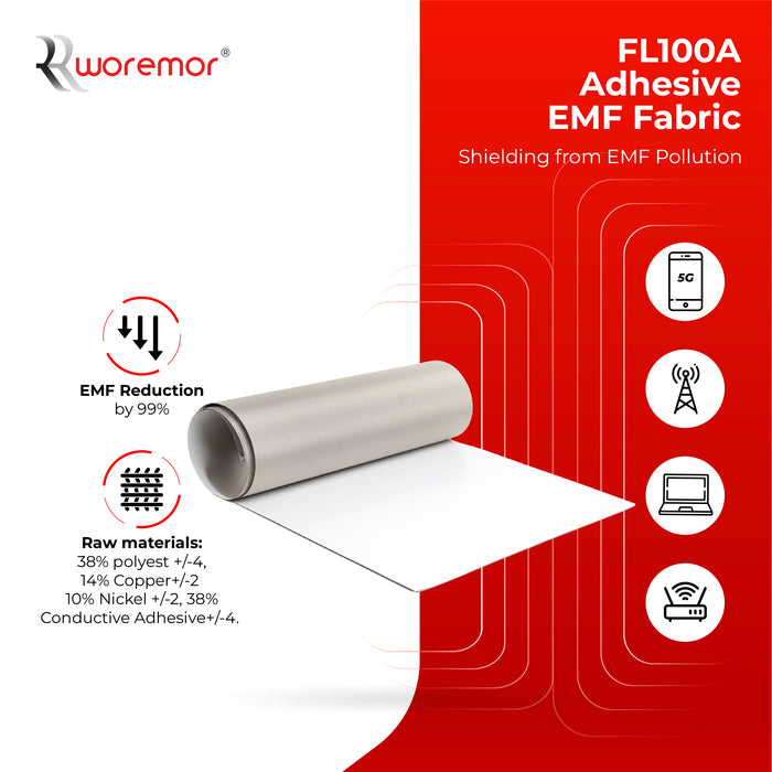 WOREMOR FL100A Adhesive EMF Fabric