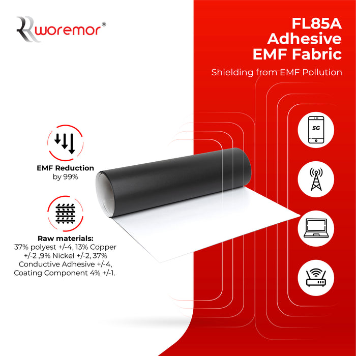 WOREMOR FL85A Adhesive EMF Fabric