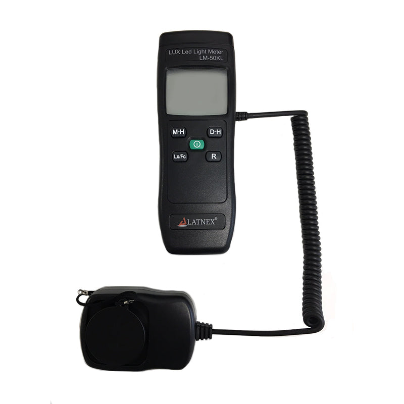 LUX Led Light Meter LM-50KL Light Meters - LATNEX