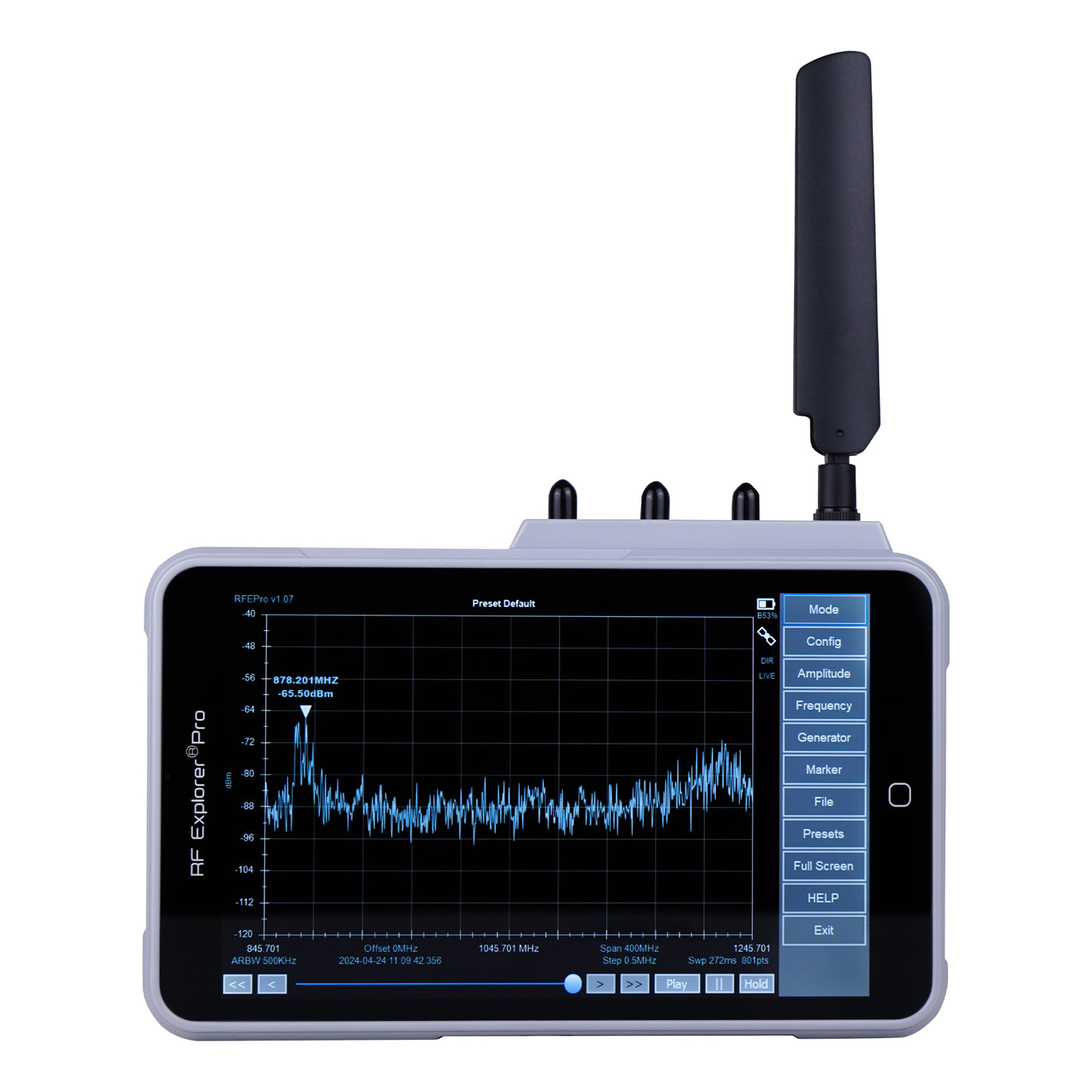 RF Explorer Pro Spectrum Analyzer — EMR Shielding Solutions