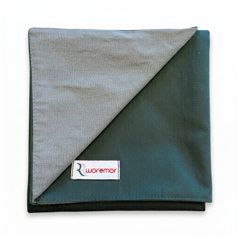WOREMOR EMF Protection Lap Blanket STEEL-GRAY