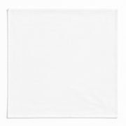 Flatlay of the WOREMOR® Silver Headscarf in white for EMF protection