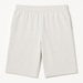 Birch white EMF shielding shorts laid flat on a neutral background, highlighting lightweight fabric and elastic waistband for comfort and mobility