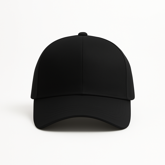 Front view of EMF shielding cap designed to reduce electromagnetic exposure