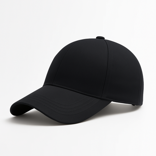Side view of EMF shielding cap made with protective fabric