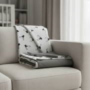 holiday white emf 5g protection blanket