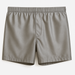 Model wearing men’s EMF and 5G shielding silver boxers with silver elastic waistband
