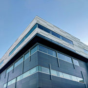WOREMOR WF50 window film applied to indoor glass surface for EMF protection