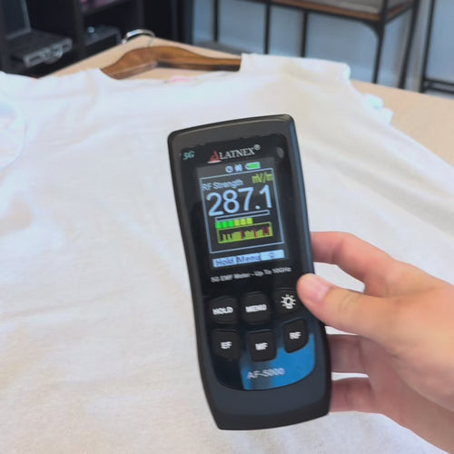 Explainer video demonstrating EMF and 5G shielding effectiveness of WOREMOR T-shirt by EMR Shielding Solutions