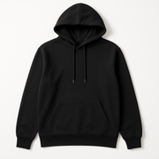 WOREMOR Lightweight Unisex EMF and 5G Shielding Hoodie in Black - Flat Lay Front View