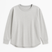 WOREMOR® Flat lay of oversized EMF shielding shirt in birch white, made from silver-lined fabric for everyday protection
