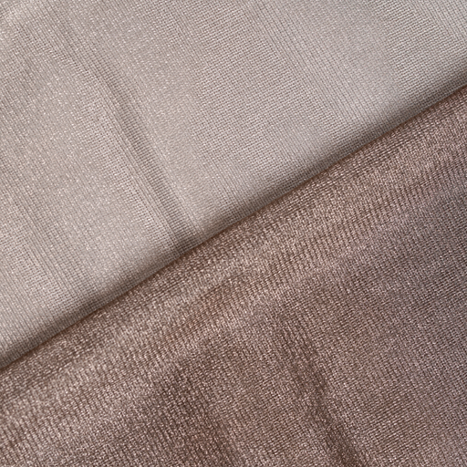 WOREMOR tullx silver nylon fabric shown folded to display flexibility and lightweight quality