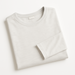 WOREMOR® Flat lay of birch white women’s EMF and 5G shielding long-sleeve shirt, front view