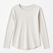 WOREMOR® womens-birch-long-sleeve-emf-5g-shielding-shirt-flatlay-back