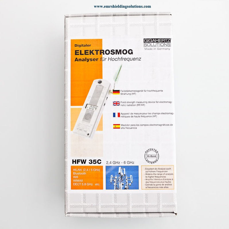 HFW35C EMF Meter for Super High Frequency 6 GHz — EMR Shielding Solutions