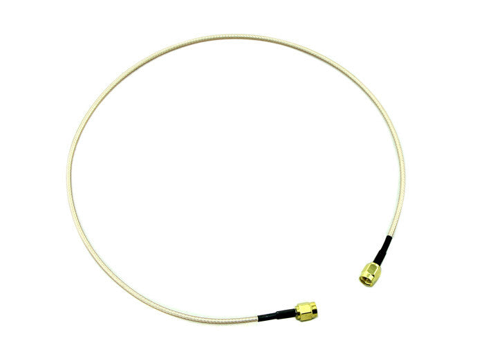 50cm length - SMA male to SMA male plug pigtail cable RG316