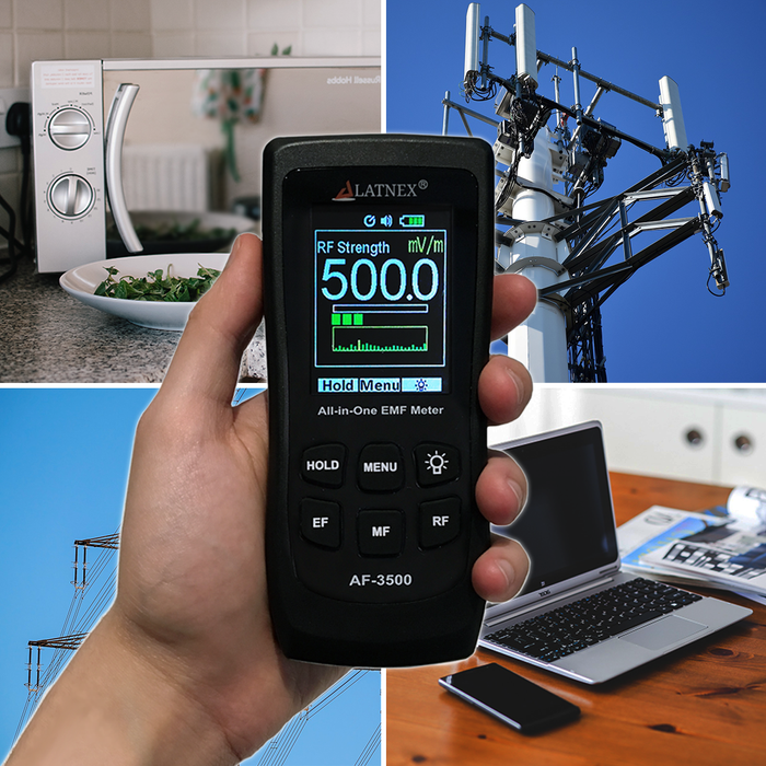 LATNEX® All-in-One EMF Meter AF-3500