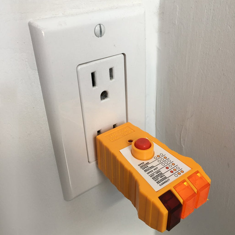 GFCI Outlet Circuit Tester for 125VAC Receptacles