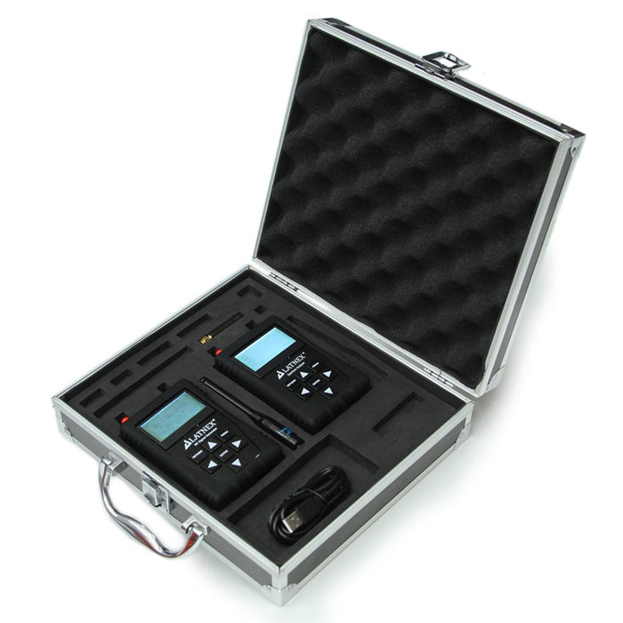 LATNEX® RF Spectrum Analyzer SPA-3G & RF Signal Generator RF-SG6 with Professional Aluminum Carrying Case