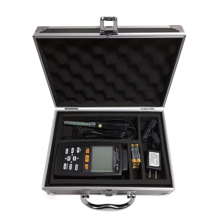 LATNEX MF-30K AC/DC Electromagnetic Permanent Magnets Gauss Meter with Aluminum Case DC Gaussmeters