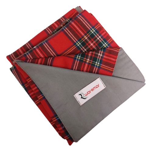 WOREMOR EMF Protection Lap Blanket STEEL-GRAY