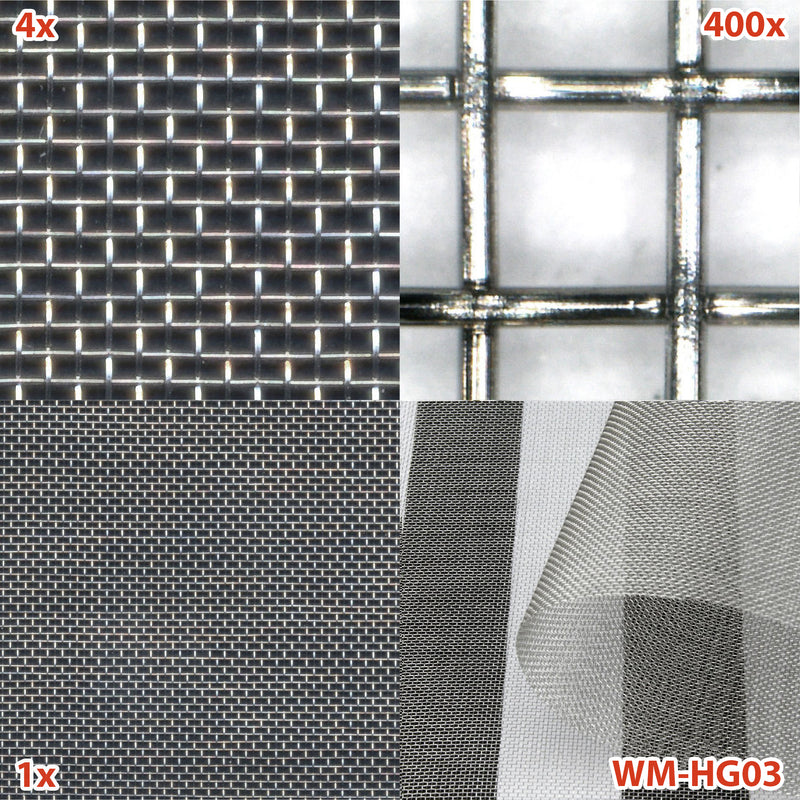 WM-HG03 Stainless Steel Gauze Shields RF/HF Electromagnetic Fields and LF Electrical Fields