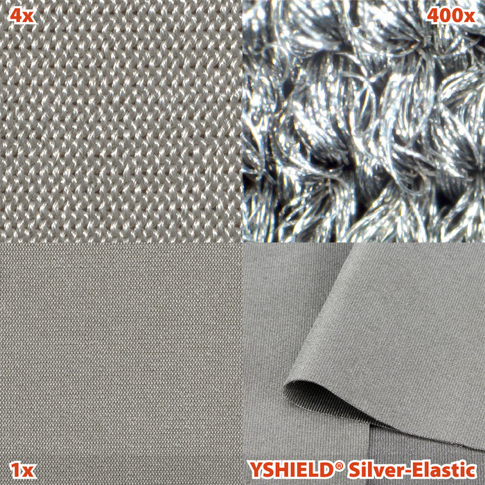 HF+ LF - SILVER Elastic Shielding Fabric