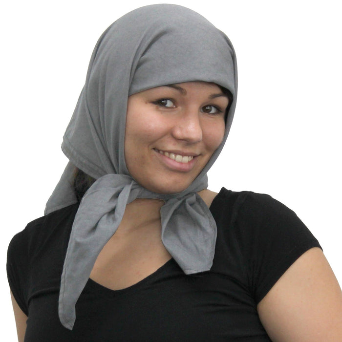 WOREMOR EMF Protection Headscarf from Steel-Gray TKG | HF